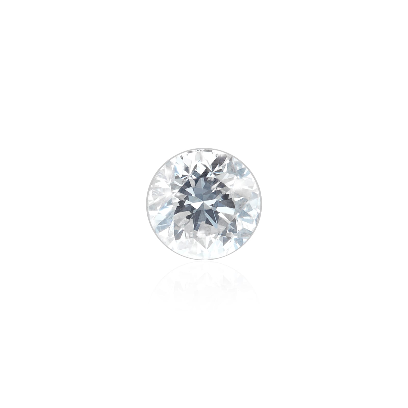 Maria Tash 18ct White Gold Invisible Set 0.10ct Diamond Single Traditional Stud Earring