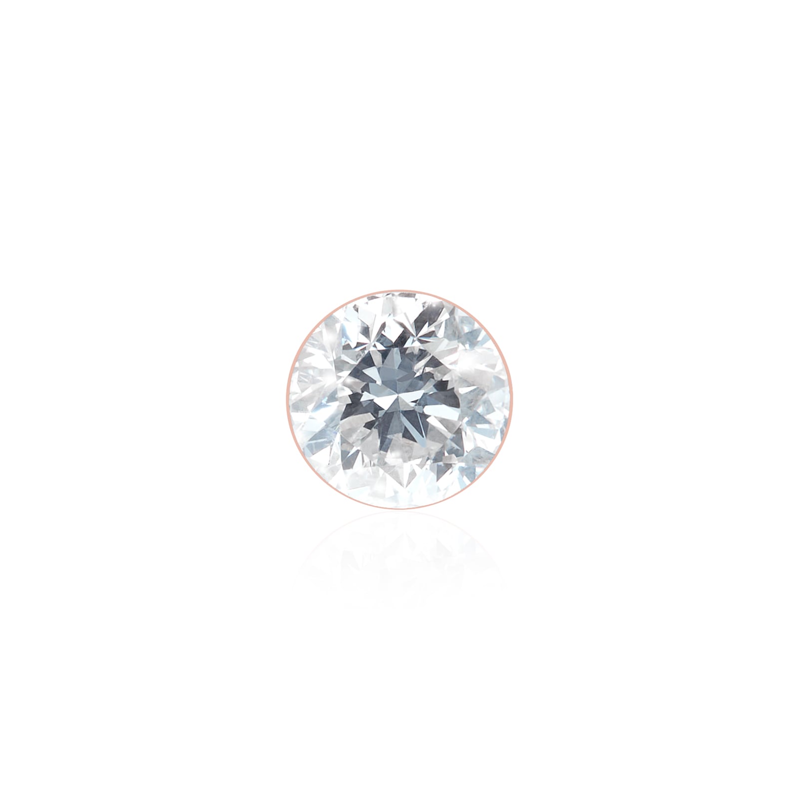 Maria Tash 18ct Rose Gold Invisible Set 0.10ct Diamond Single Traditional Stud Earring Maria Tash 18ct Rose Gold Invisible Set 0.10ct Diamond Single Traditional Stud Earring