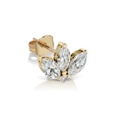 Maria Tash 18ct Yellow Gold 0.25ct Diamond Lot Single Traditional Stud Earring