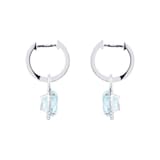 Kiki McDonough Grace 18ct White Gold, Blue Topaz & 0.32cttw Diamond Mini Detachable Drops Earrings