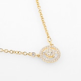 Kiki McDonough Apollo 18ct Yellow Gold, White Topaz and Diamond Small Necklace