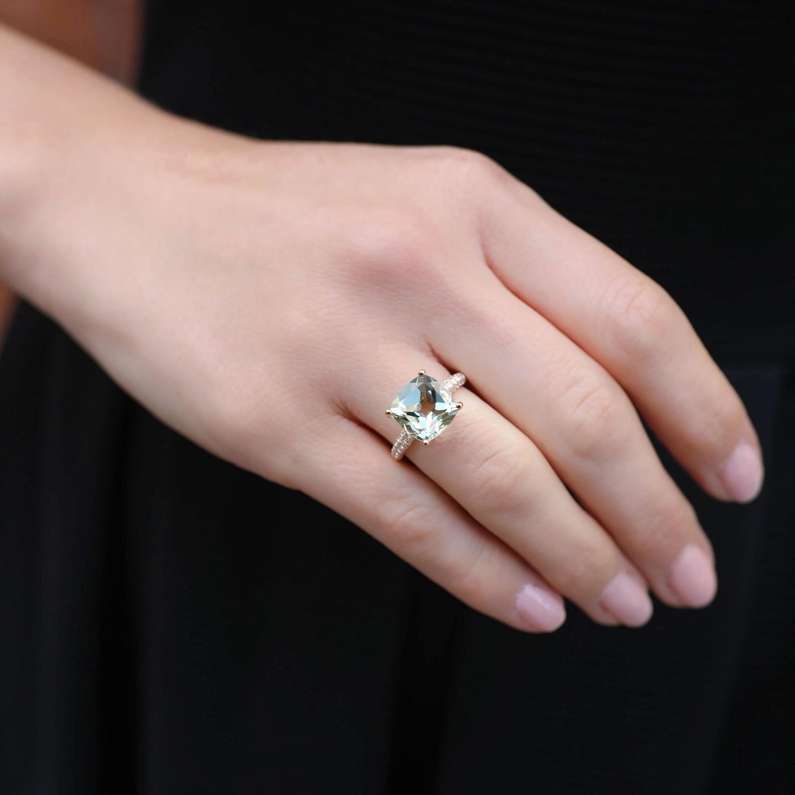 Kiki McDonough Kiki Cushion 18ct Yellow Gold - Ring Size L Kiki McDonough Kiki Cushion 18ct Yellow Gold - Ring Size L