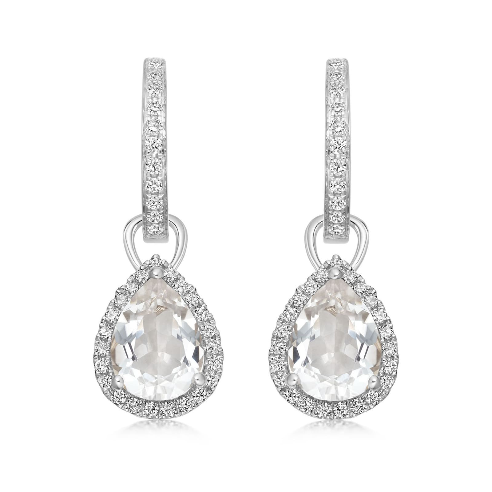 Diamond Earrings, Yellow & White Gold Diamond Studs & Drop Earrings for ...