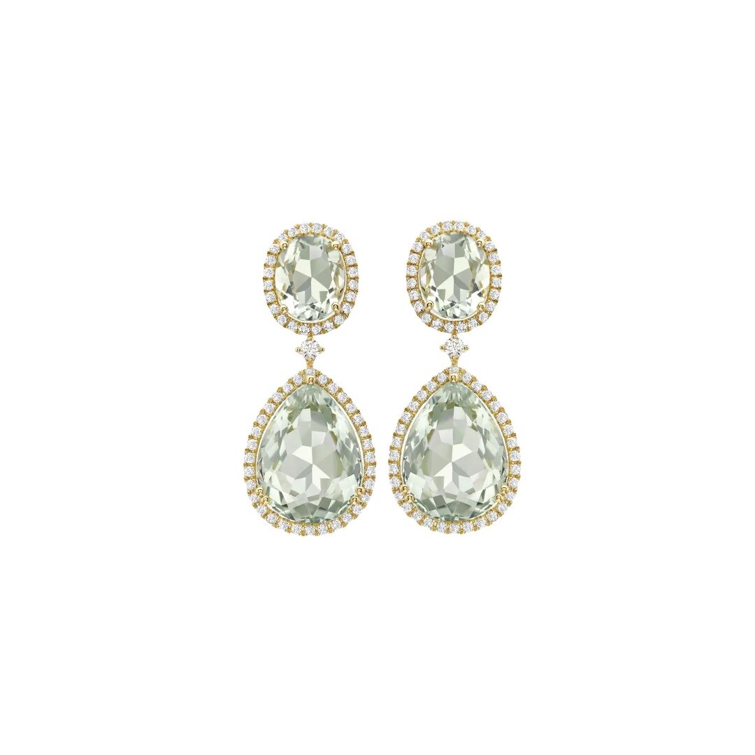 Diamond Earrings, Yellow & White Gold Diamond Studs & Drop Earrings for ...