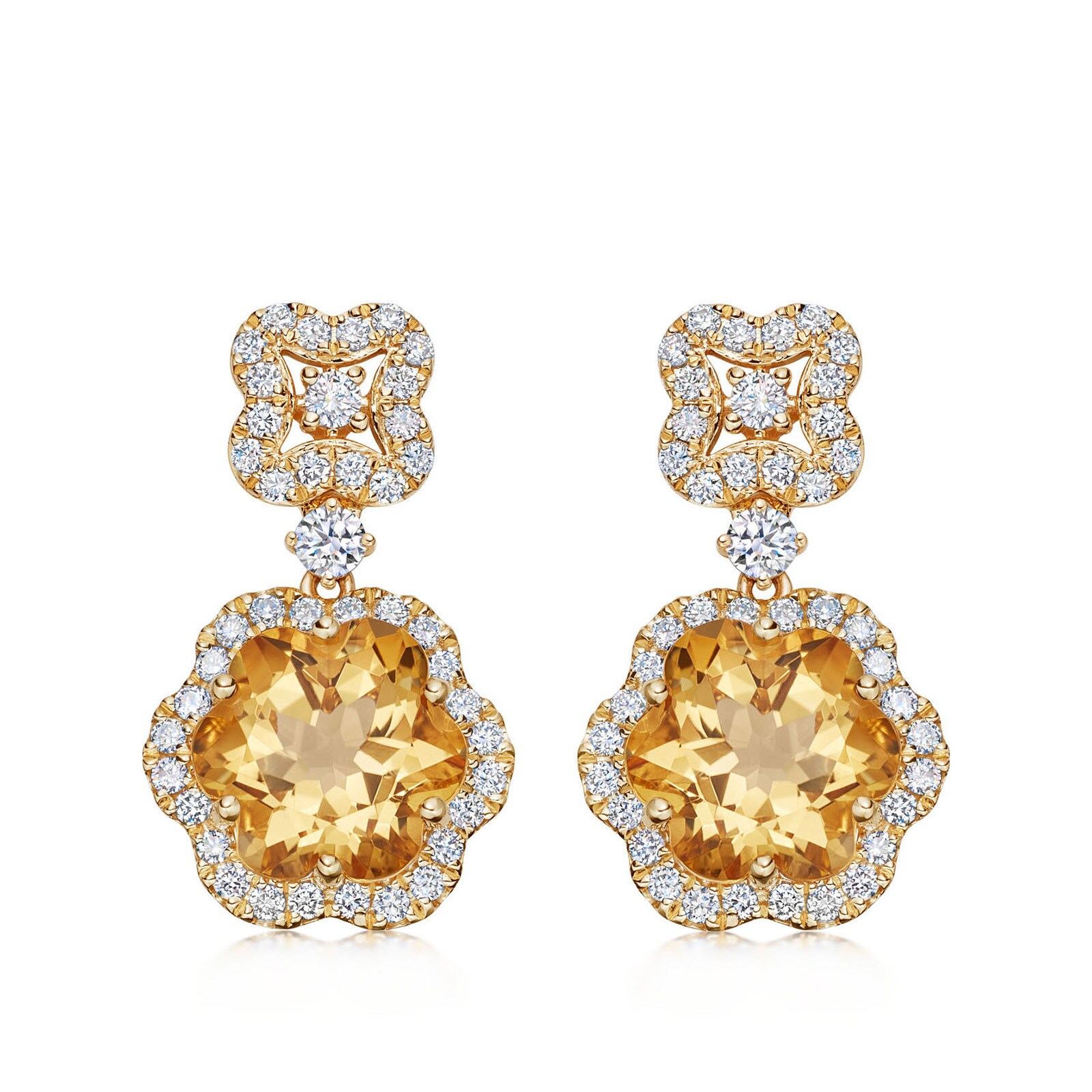 【KIKI McDONOUGH】ダイヤモンド◆ゴールド◆ドロップピアス Kiki McDonough Classic 18k Gold Detachable Drop Earrings