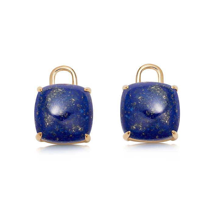 Kiki McDonough 18ct Yellow Gold Lapis Lazuli Cushion Detachable Drops