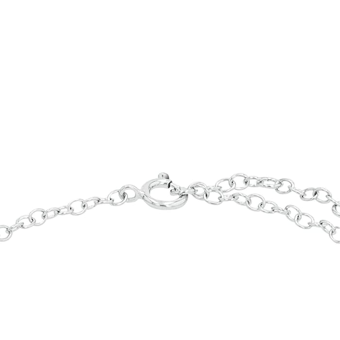 AMOR Silver Ball Chain Bracelet