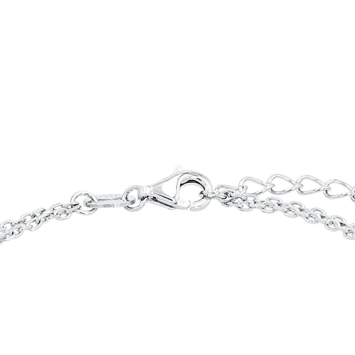 AMOR Silver Anchor Chain Bracelet