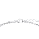 AMOR Silver Anchor Chain Bracelet