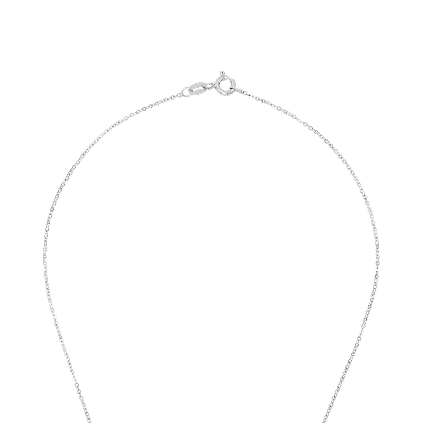 AMOR Silver Green Stone Pendant Necklace & Earrings Set AMOR Silver Green Stone Pendant Necklace & Earrings Set