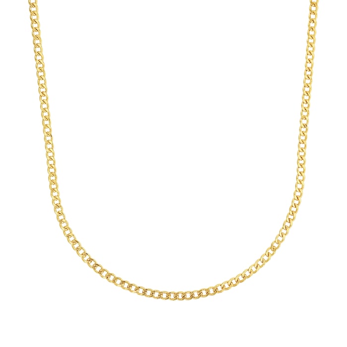 AMOR 9ct Yellow Gold Necklace - 55cm