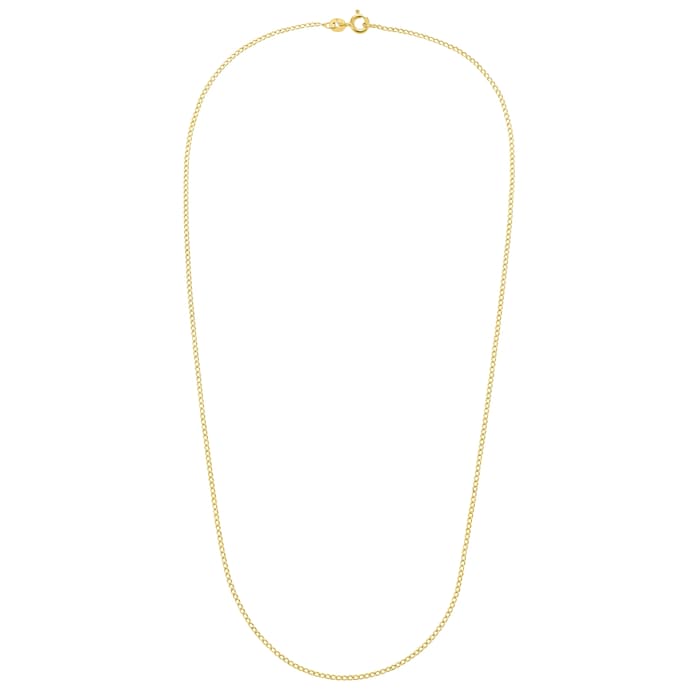 AMOR 9ct Yellow Gold Necklace - 50cm