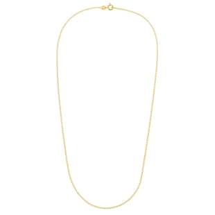 AMOR 9ct Yellow Gold Necklace - 50cm