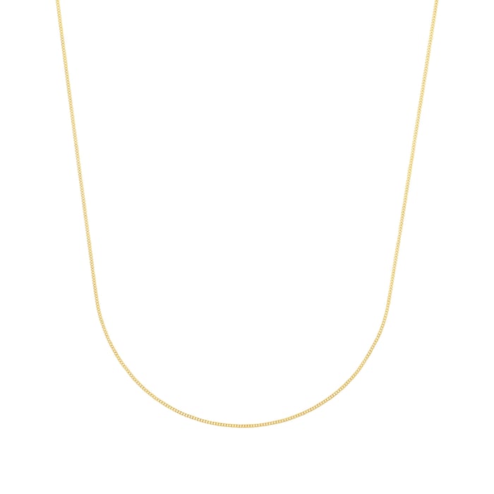 AMOR 9ct Yellow Gold Necklace - 42cm