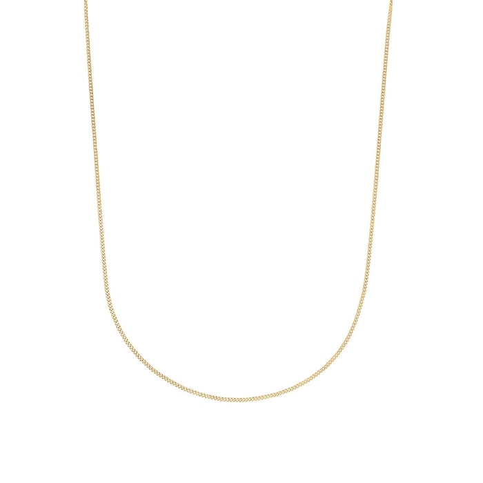 AMOR 9ct Yellow Gold Necklace - 35cm