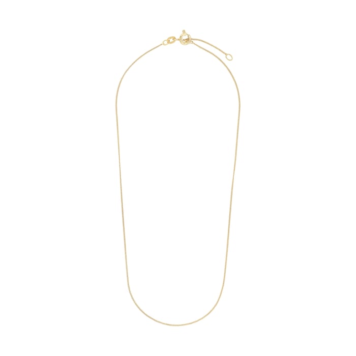 AMOR 9ct Yellow Gold Necklace - 35cm