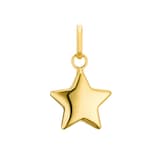 AMOR 18ct Yellow Gold Star Pendant