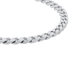 AMOR Silver Tank Chain Bracelet - 19cm