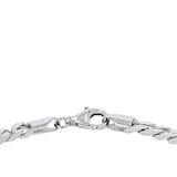 AMOR Silver Tank Chain Bracelet - 19cm