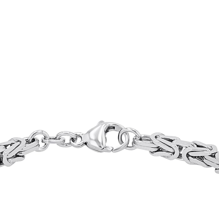 AMOR Silver King Chain Bracelet - 21cm