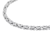 AMOR Silver King Chain Bracelet - 19cm