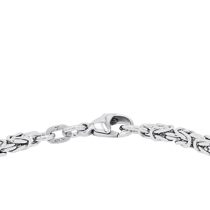 AMOR Silver King Chain Bracelet - 19cm