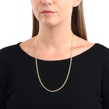 AMOR 9ct Yellow Gold Tank Chain Necklace