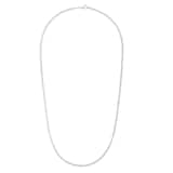 AMOR Silver Tank Chain Necklace - 50cm