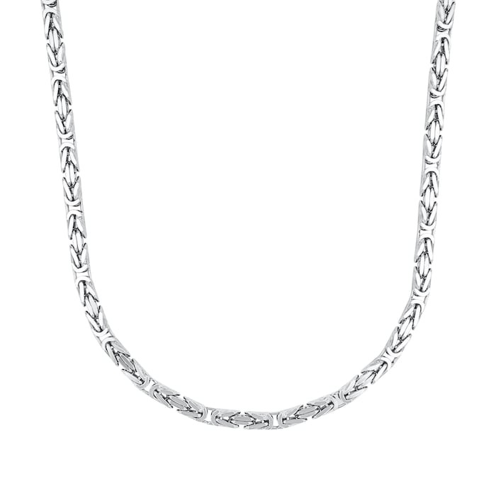 AMOR Silver King Chain Necklace - 55cm