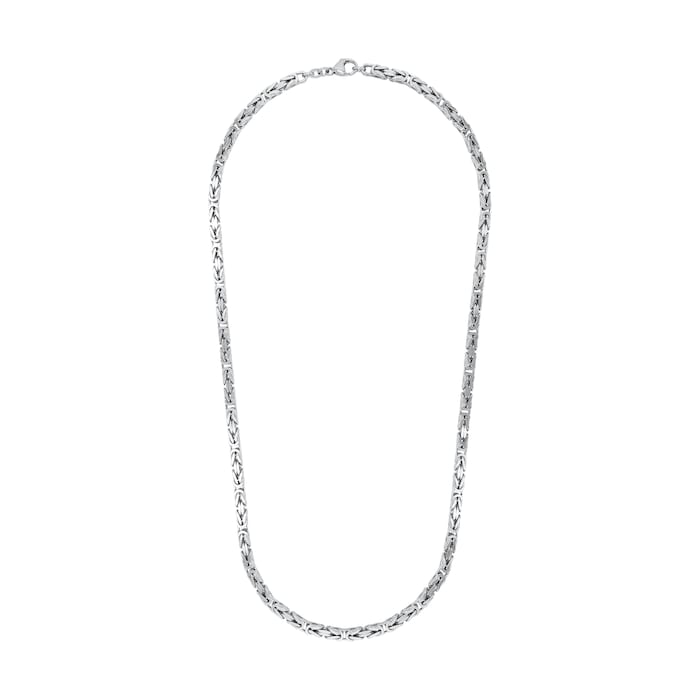 AMOR Silver King Chain Necklace - 55cm