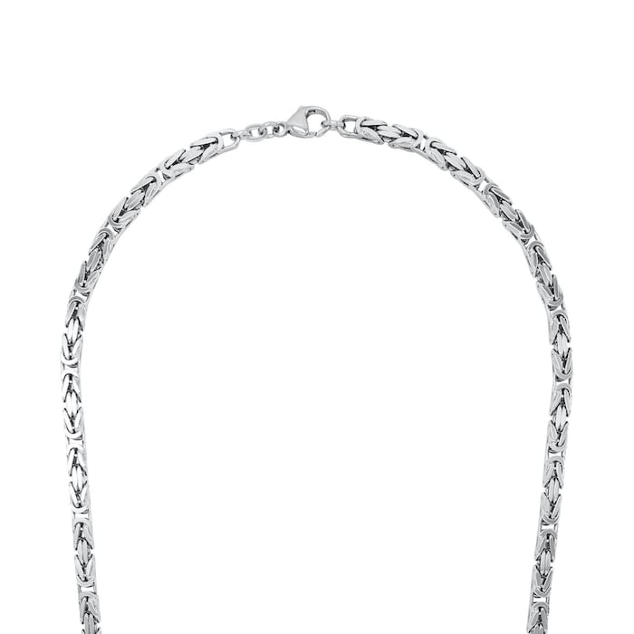 AMOR Silver King Chain Necklace - 55cm