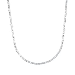 37970104 - Silver King Chain Necklace - 50cm