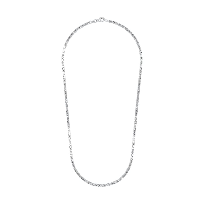 AMOR Silver King Chain Necklace - 50cm