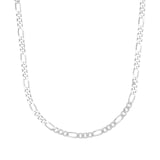 AMOR Silver Figaro Chain Necklace - 50cm