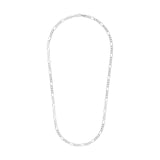 AMOR Silver Figaro Chain Necklace - 50cm