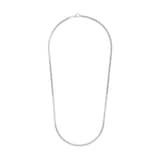 AMOR Silver Tank Chain Necklace - 50cm