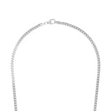 AMOR Silver Tank Chain Necklace - 50cm