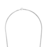 AMOR Silver Tank Chain Necklace - 55cm