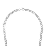 AMOR Silver Tank Chain Necklace - 55cm