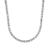 AMOR Mens Stainless Steel King Chain Necklace - 50cm