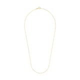 AMOR 9ct Yellow Gold Anchor Chain Necklace - 45cm