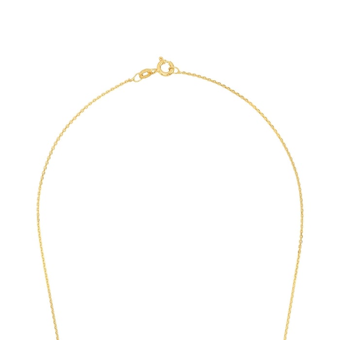 AMOR 9ct Yellow Gold Anchor Chain Necklace - 45cm