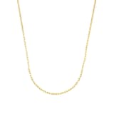 AMOR 9ct Yellow Gold Anchor Chain Necklace - 45cm