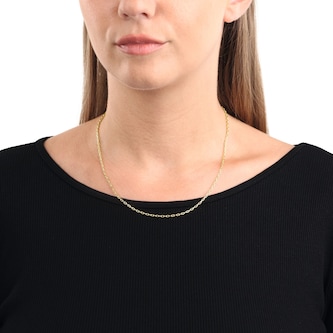 AMOR 9ct Yellow Gold Anchor Chain Necklace - 45cm AMOR 9ct Yellow Gold Anchor Chain Necklace - 45cm