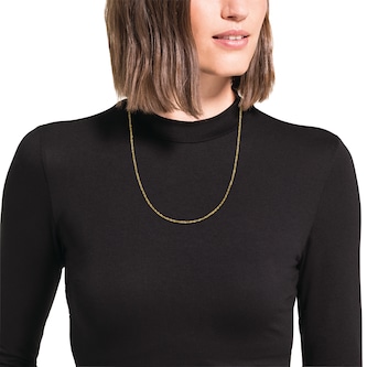 AMOR 9ct Yellow Gold Anchor Chain Necklace - 50cm AMOR 9ct Yellow Gold Anchor Chain Necklace - 50cm