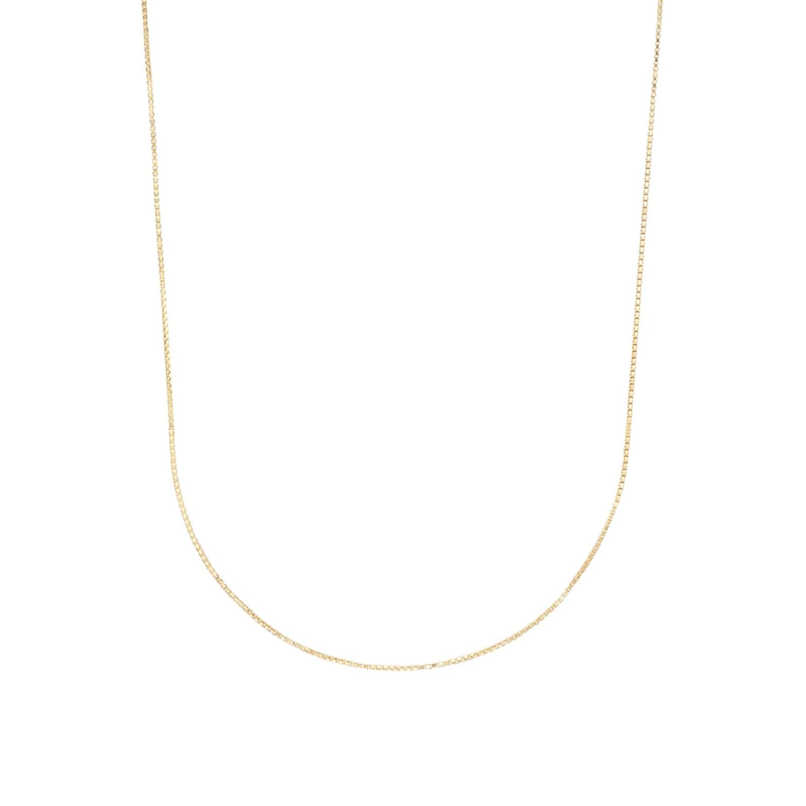 AMOR 9ct Yellow Gold Venezia Chain Necklace  - 35cm