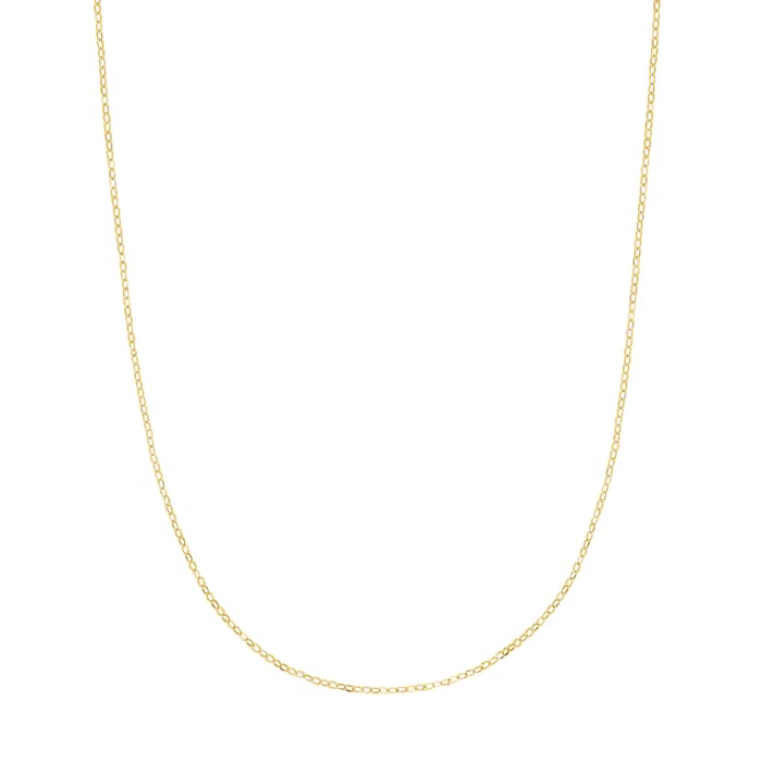 AMOR 9ct Yellow Gold Anchor Chain Necklace - 60cm