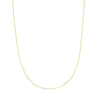AMOR 9ct Yellow Gold Anchor Chain Necklace - 60cm