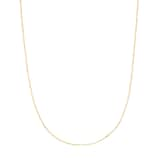 AMOR 9ct Yellow Gold Anchor Chain Necklace - 60cm