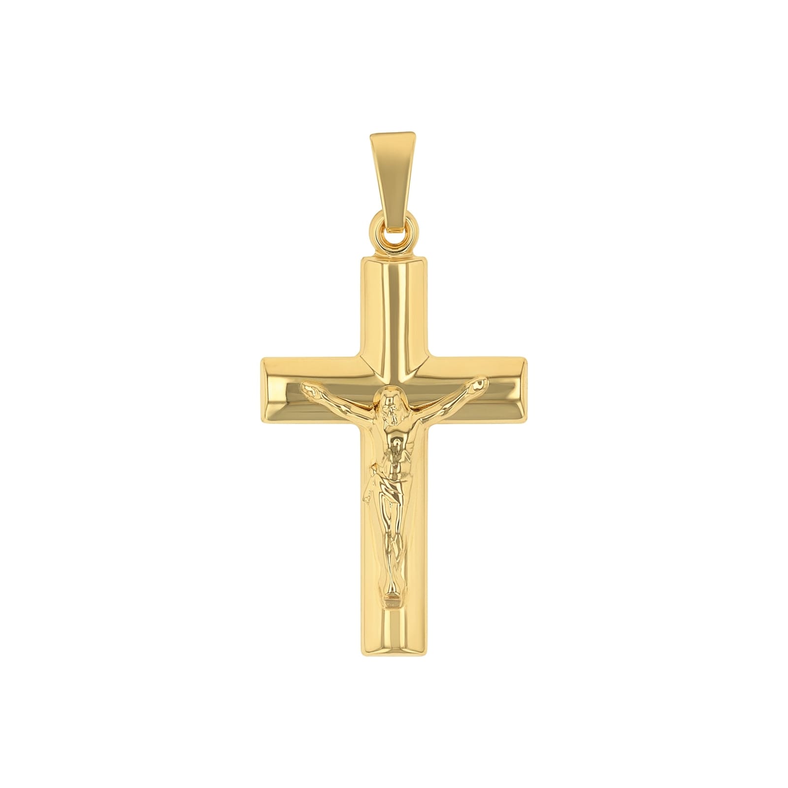 AMOR 9ct Yellow Gold Cross Pendant